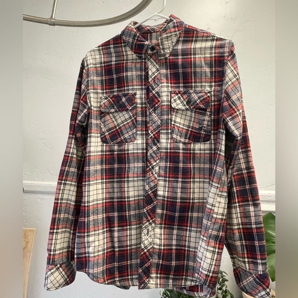 Kane&Unke Mens Long Sleeve Flannel